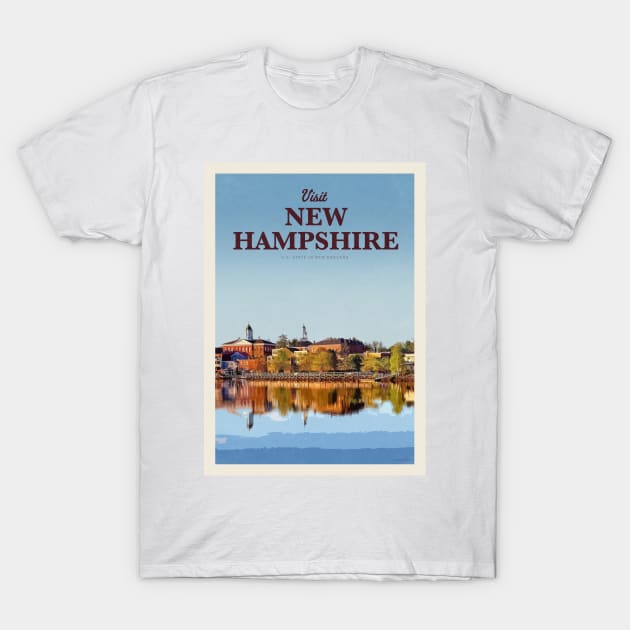 Visit New Hampshire T-Shirt by Mercury Club
